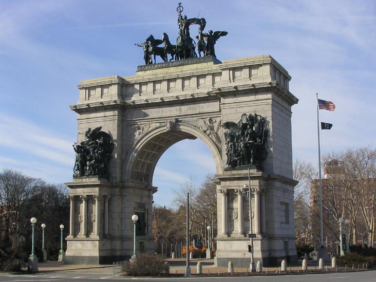 Soldiers' and Sailors' Memorial Arch (1892), Grand Army Plaza, Brooklyn
