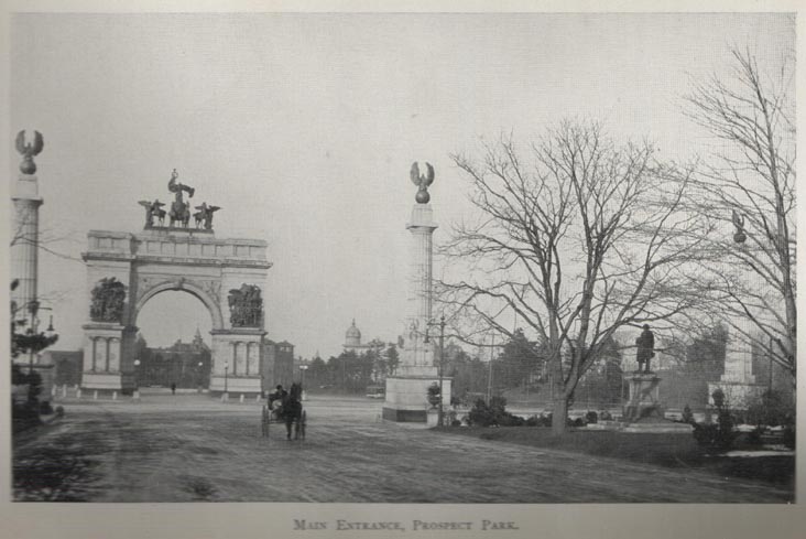 Main Entrance, Prospect Park, 1902 Parks Department Annual Report
