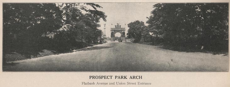 Prospect Park Main Entrance, 1916, Grand Army Plaza, Brooklyn