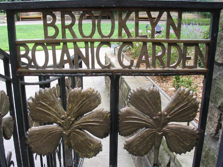 Gate at Fragrance Garden, Brooklyn Botanic Garden