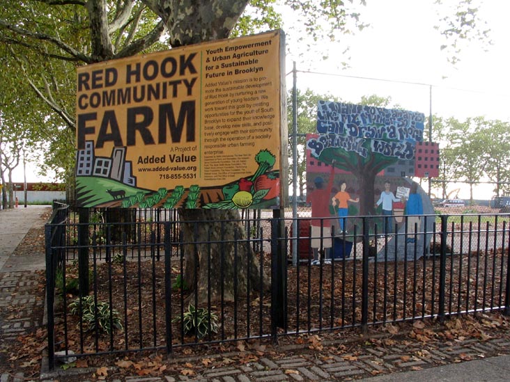 Red Hook Community Farm, Columbia Street, Red Hook, Brooklyn