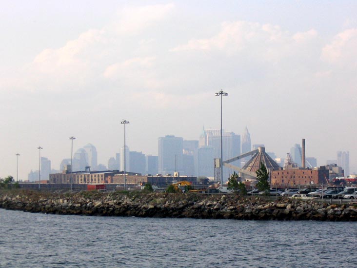 Breakwater Terminal, Lower Manhattan Skyline, Red Hook, Brooklyn