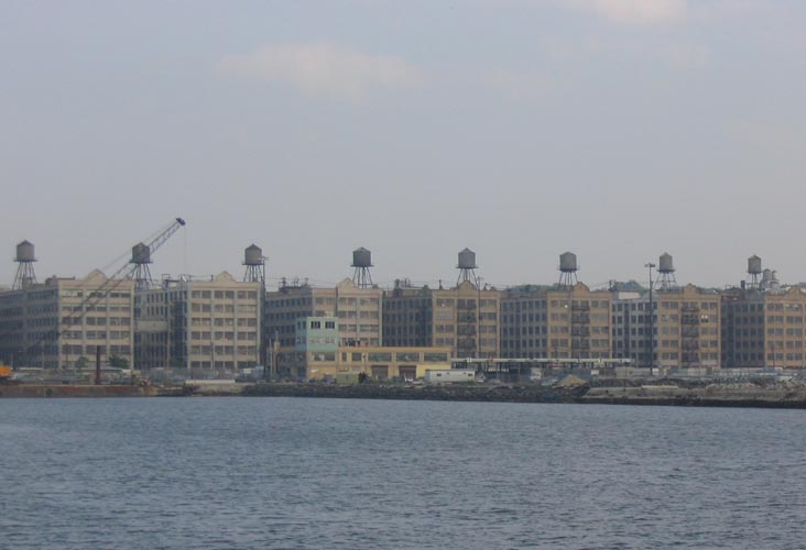 Sunset Park Waterfront From Gowanus Inlet, Red Hook, Brooklyn
