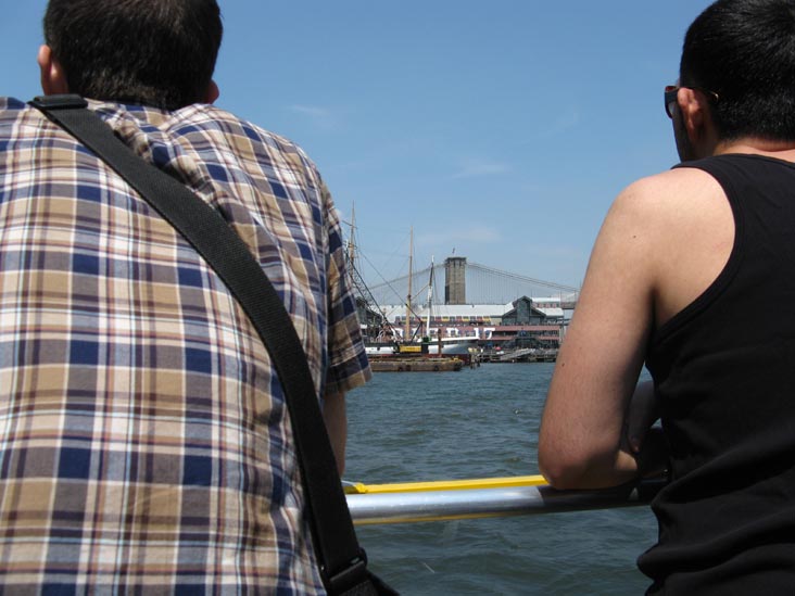 Brooklyn Bridge From IKEA Express Water Taxi To Red Hook, Brooklyn
