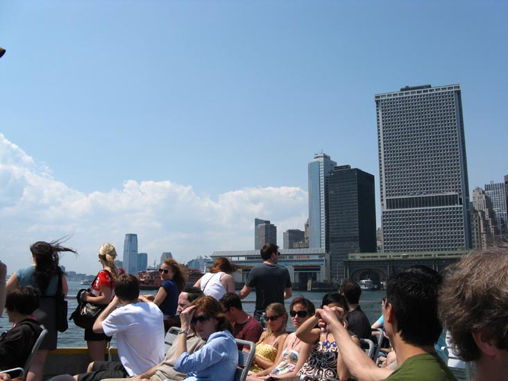 Lower Manhattan From IKEA Express Water Taxi To Red Hook, Brooklyn
