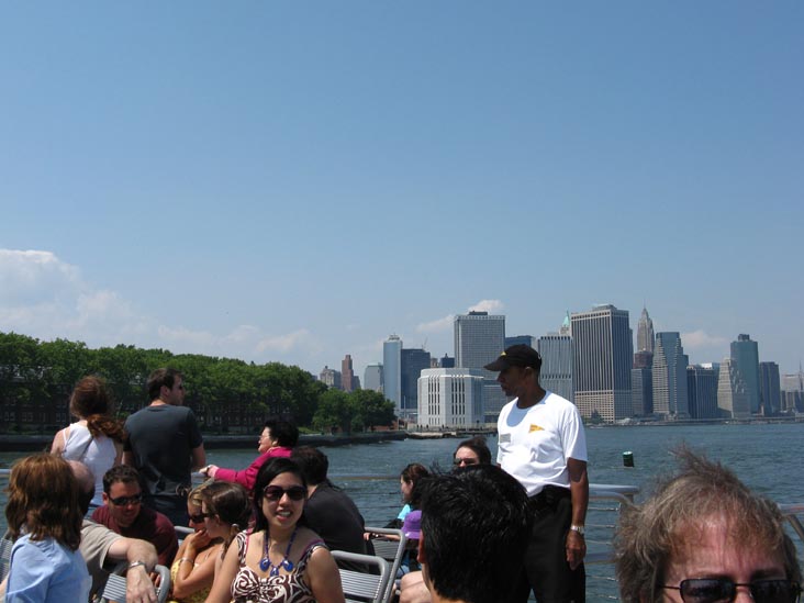 Governors Island and Lower Manhattan From IKEA Express Water Taxi To Red Hook, Brooklyn