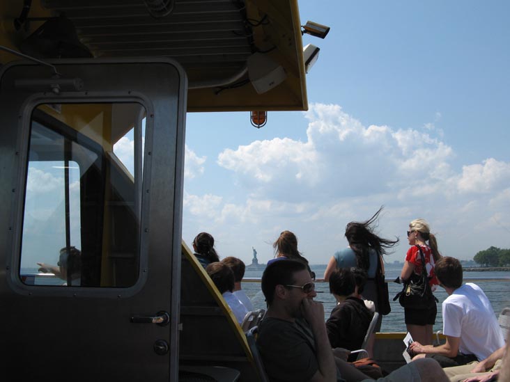 Statue Of Liberty From IKEA Express Water Taxi To Red Hook, Brooklyn