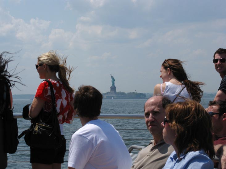 Statue Of Liberty From IKEA Express Water Taxi To Red Hook, Brooklyn
