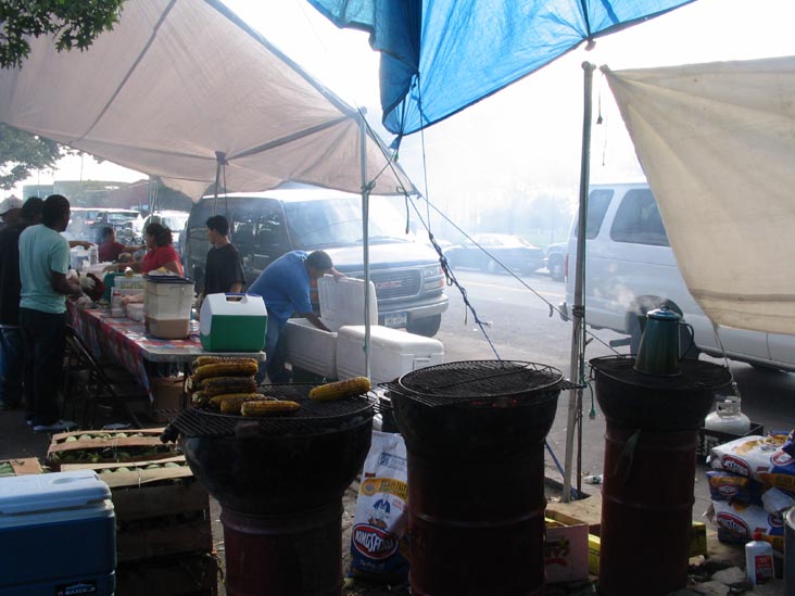 Grilled Corn, Red Hook Ballfields, Red Hook Park, Red Hook, Brooklyn, September 16, 2006