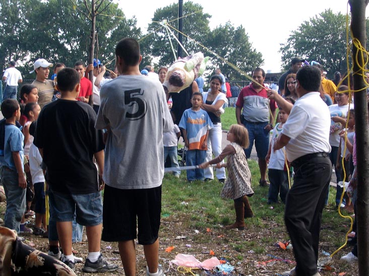 Pinata, Red Hook Ballfields, Red Hook Park, Red Hook, Brooklyn, September 16, 2006