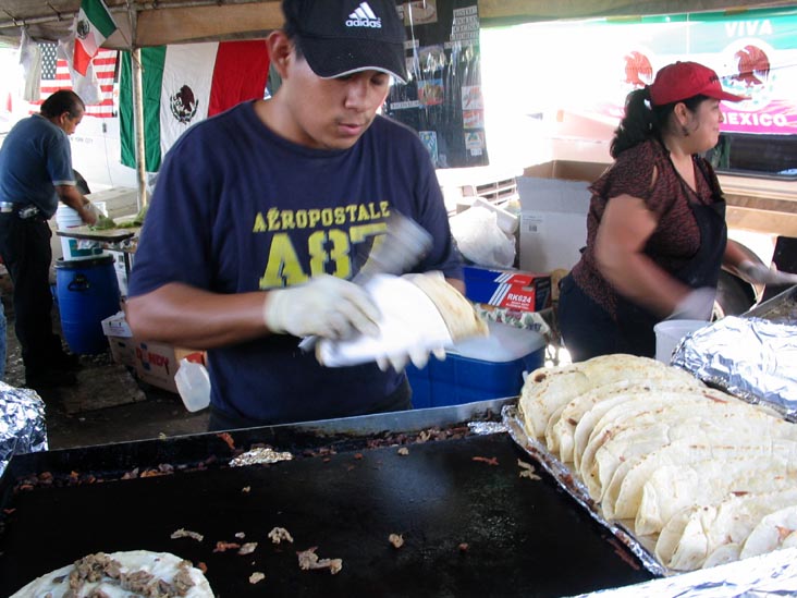 Quesadillas, Red Hook Ballfields, Red Hook Park, Red Hook, Brooklyn, September 16, 2006