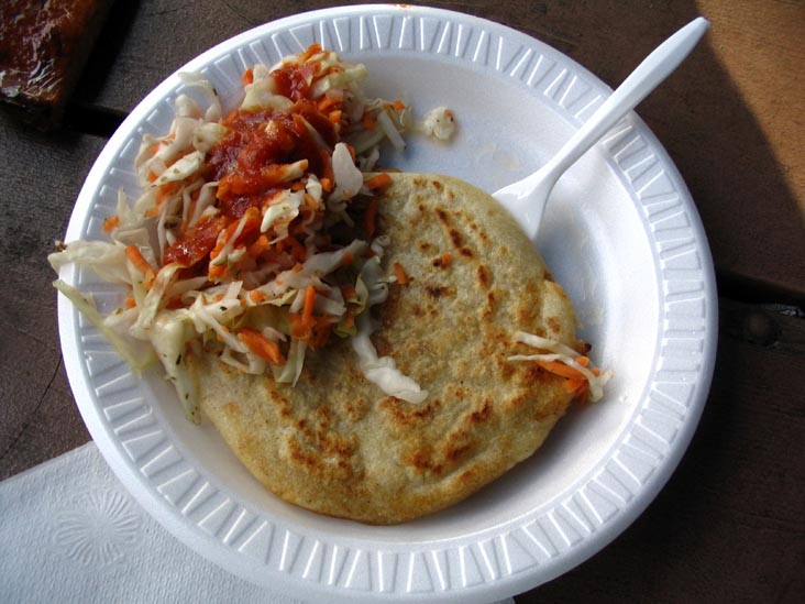 Pupusa, Red Hook Ballfields, Red Hook Park, Red Hook, Brooklyn, September 16, 2006