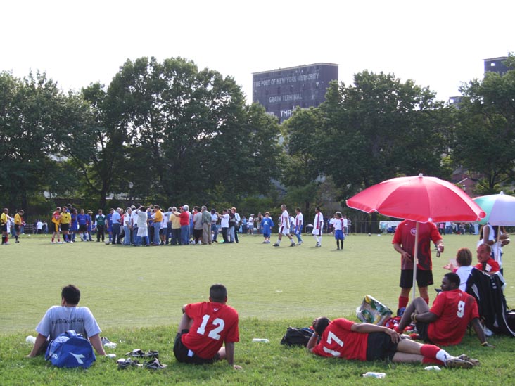 Soccer Field, Red Hook Ballfields, Red Hook Park, Red Hook, Brooklyn, September 16, 2006