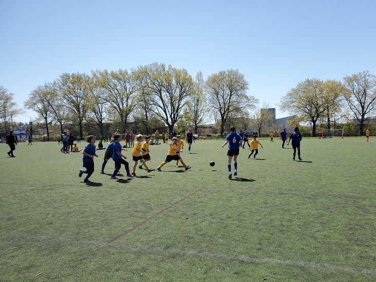Red Hook Ballfields, Red Hook Park, Red Hook, Brooklyn, April 30, 2022