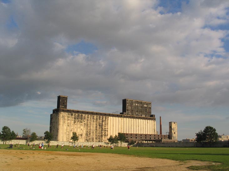 Grain \Terminal From Columbia Street, Red Hook Park, Red Hook, Brooklyn