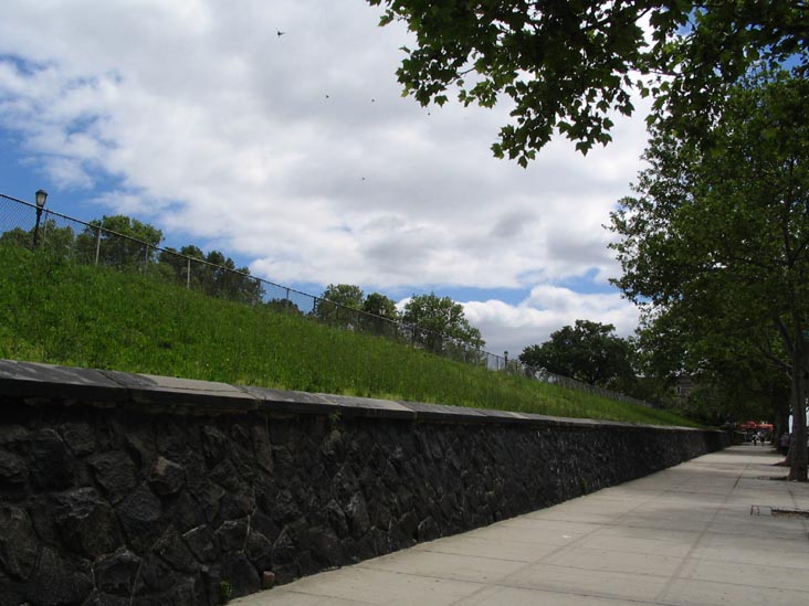 Wall Along 5th Avenue, Sunset Park, Sunset Park, Brooklyn