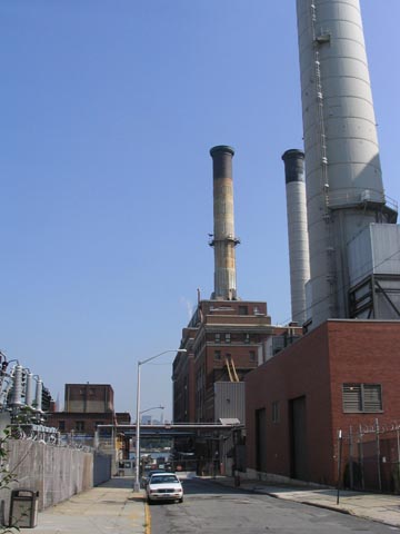 Hudson Avenue and Plymout Street Looking North, Vinegar Hill, Brooklyn