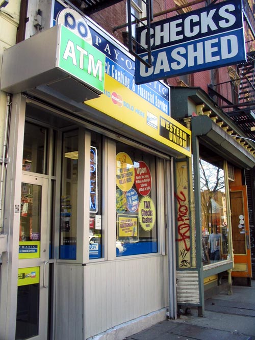 Pay-O-Matic, 187 Bedford Avenue, Williamsburg, Brooklyn, April 5, 2008