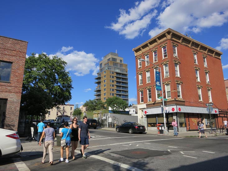 Berry Street and North 6th Street, NE Corner, Williamsburg, Brooklyn, June 23, 2012