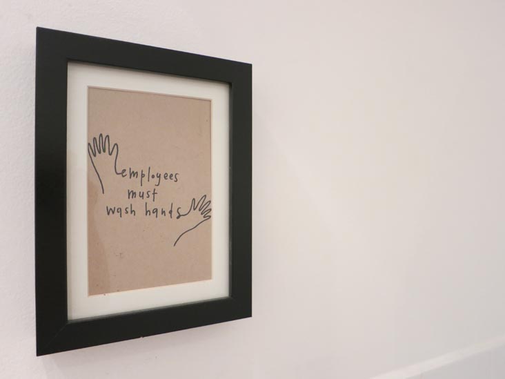 Employees Must Wash Hands, Blue Bottle Coffee, 160 Berry Street, Williamsburg, Brooklyn, June 23, 2012