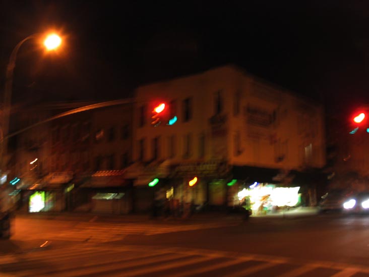 Graham Avenue and Metropolitan Avenue, NE Corner Williamsburg, Brooklyn, March 12, 2004