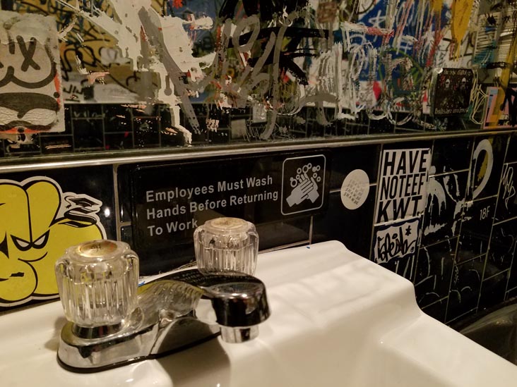 Employees Must Wash Hands, Our Wicked Lady, 153 Morgan Avenue, Williamsburg, Brooklyn, November 25, 2018