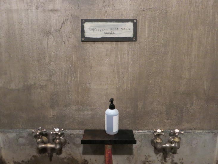 Employees Must Wash Hands, Radegast Hall & Biergarten, 113 North 3rd Street, Williamsburg, Brooklyn, June 23, 2012