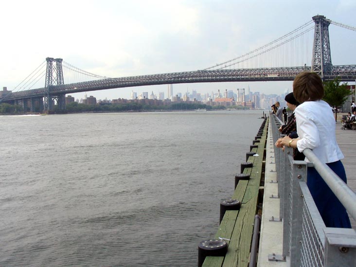 Williamsburg Bridge, Public Esplanade, Schaefer Landing, Williamsburg, Brooklyn