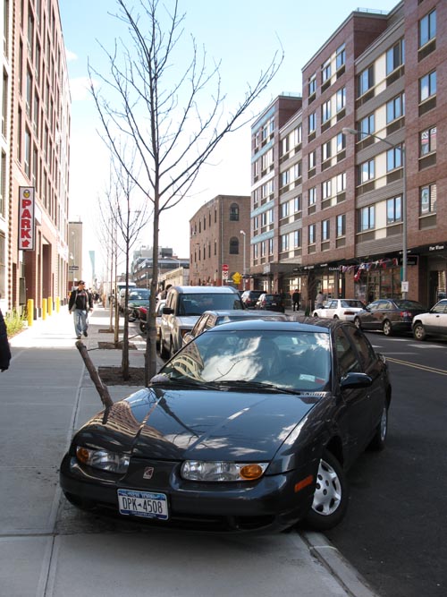 Car, North 7th Street Near Kent Avenue, Williamsburg, Brooklyn, April 3, 2011