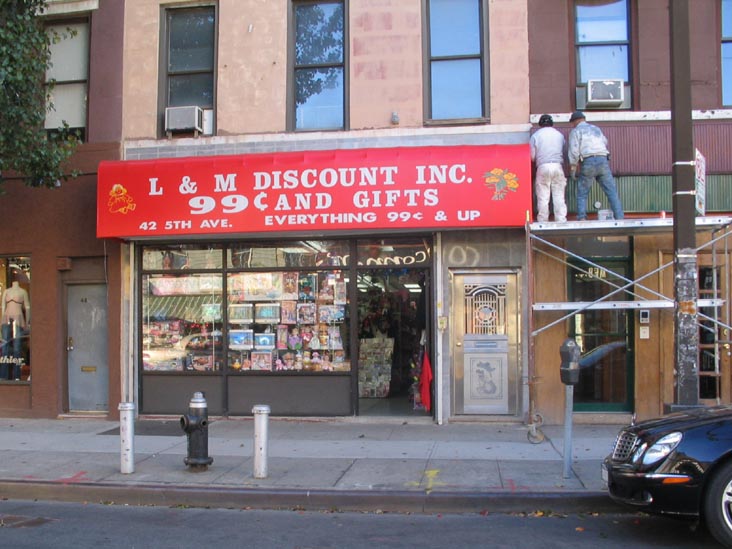 L&M Discount, Inc., 42 5th Avenue, Park Slope, Brooklyn