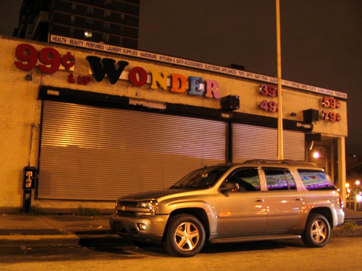 99 Cent Wonder, Union Street and Broadway, NE Corner, Williamsburg, Brooklyn