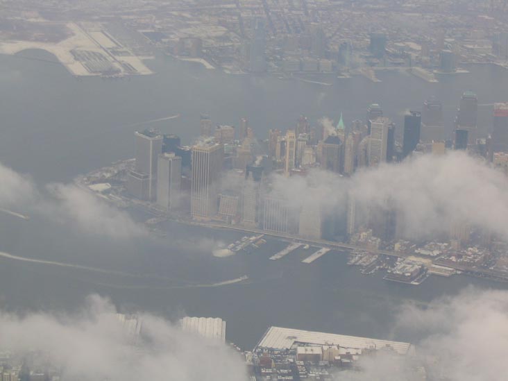 Landing at LaGuardia: Lower Manhattan From the Air