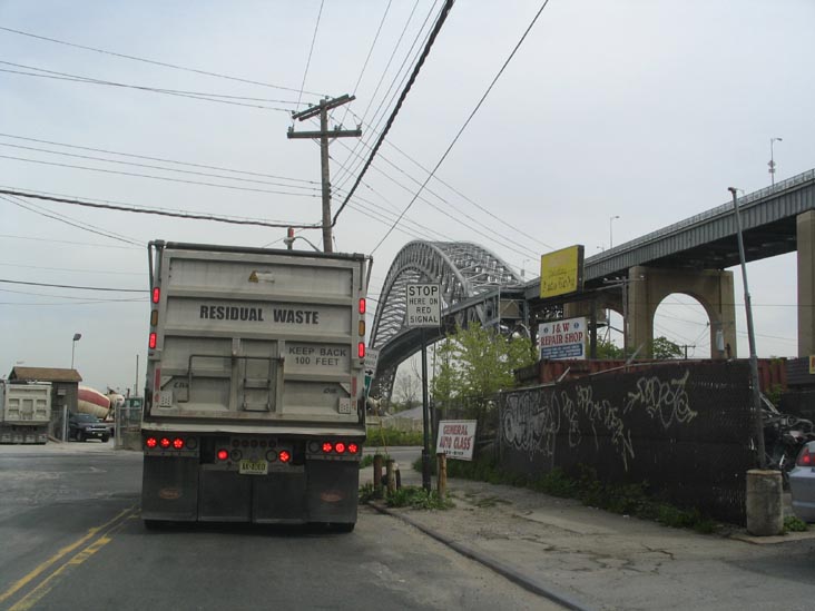 Bayonne Bridge From Morningstar Road and Richmond Terrace, Mariner's Harbor, Staten Island