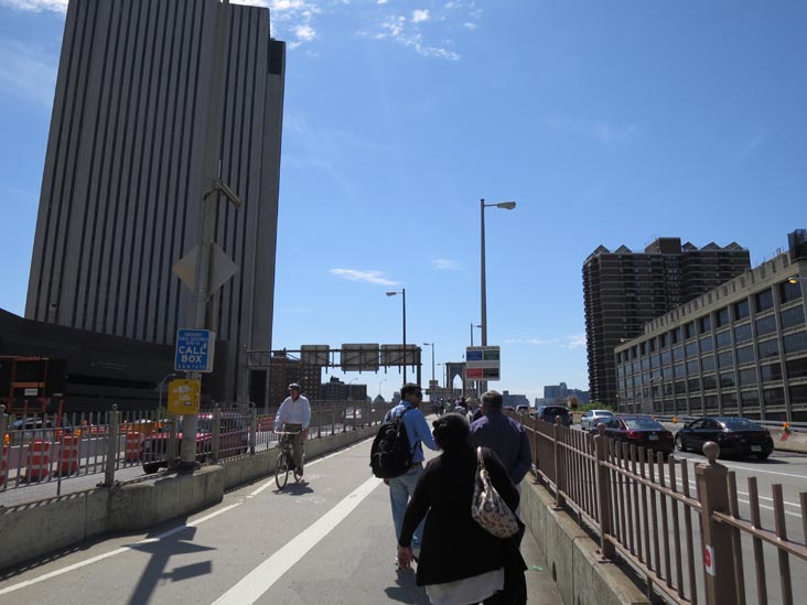 Brooklyn Bridge Promenade, New York City, May 25, 2014