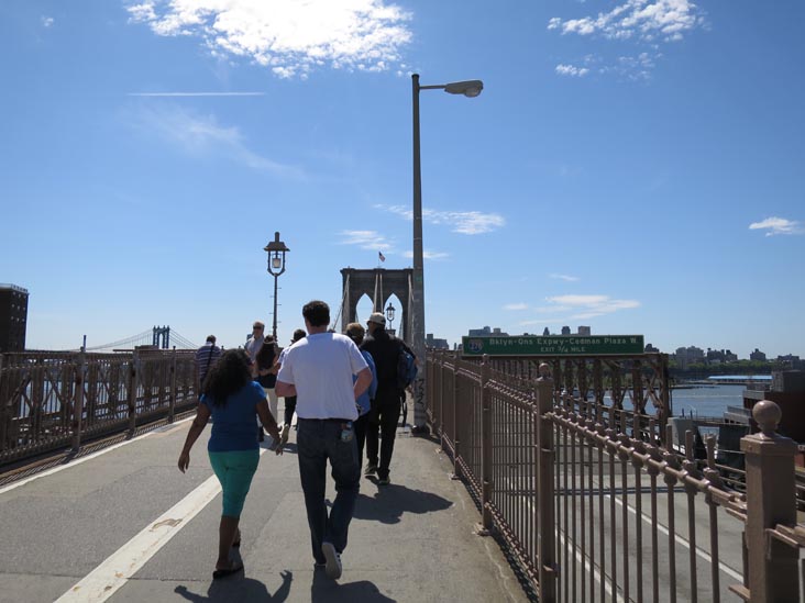 Brooklyn Bridge Promenade, New York City, May 25, 2014