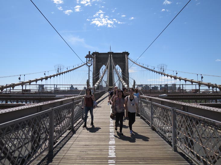 Brooklyn Bridge Promenade, New York City, May 25, 2014