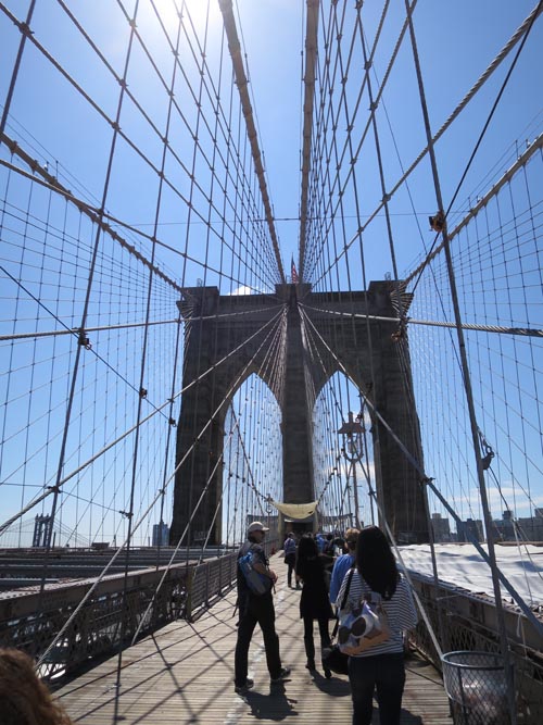 Brooklyn Bridge Promenade, New York City, May 25, 2014