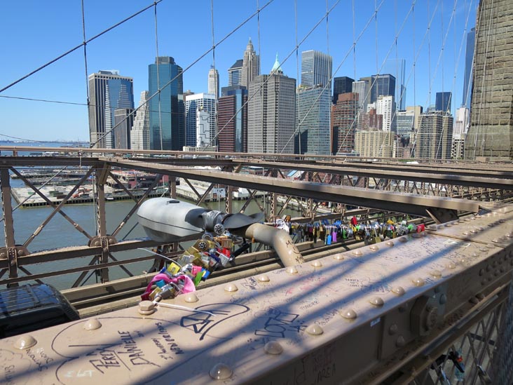 Brooklyn Bridge Promenade, New York City, May 25, 2014