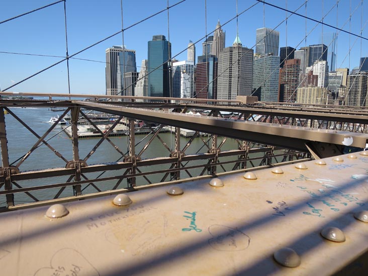 Brooklyn Bridge Promenade, New York City, May 25, 2014