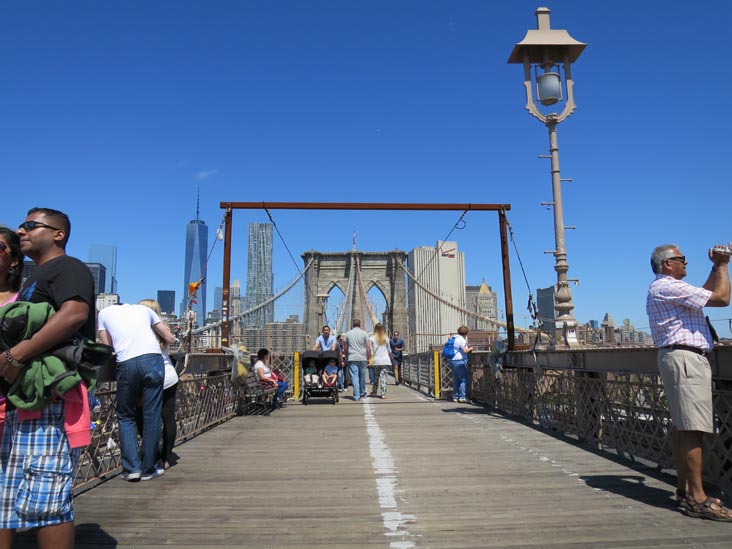 Brooklyn Bridge Promenade, New York City, May 25, 2014