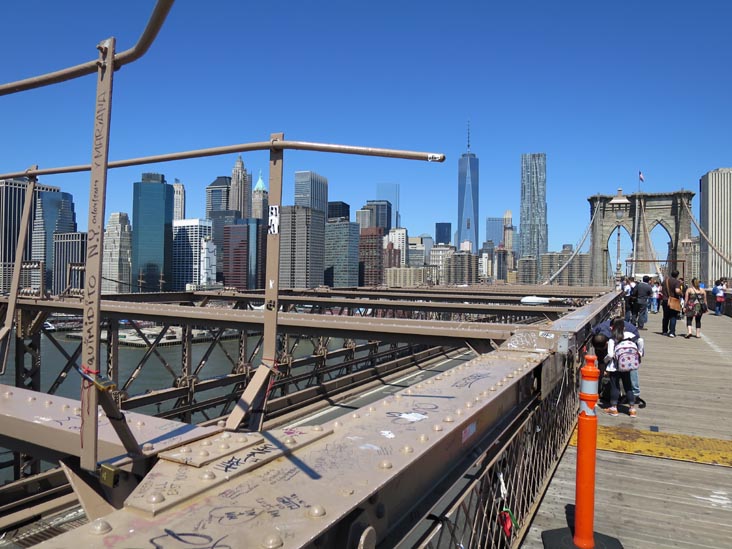 Brooklyn Bridge Promenade, New York City, May 25, 2014