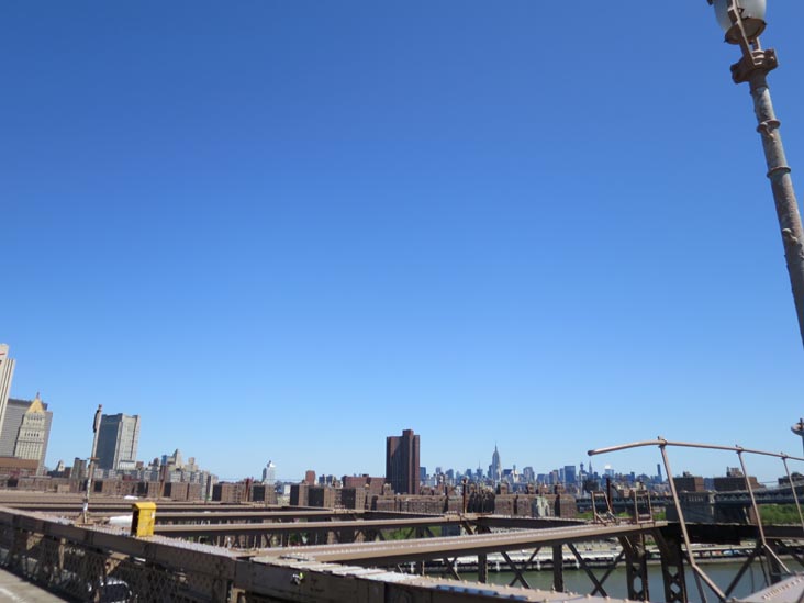 Brooklyn Bridge Promenade, New York City, May 25, 2014