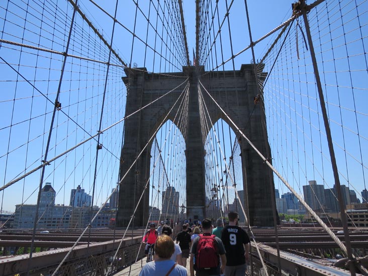 Brooklyn Bridge Promenade, New York City, May 25, 2014
