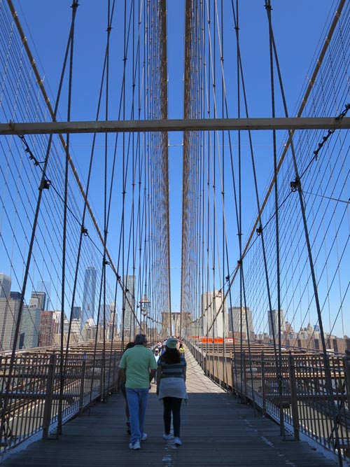 Brooklyn Bridge Promenade, New York City, May 25, 2014