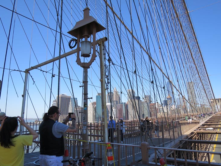 Brooklyn Bridge Promenade, New York City, May 25, 2014