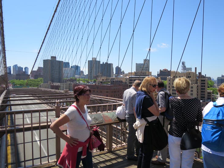 Brooklyn Bridge Promenade, New York City, May 25, 2014