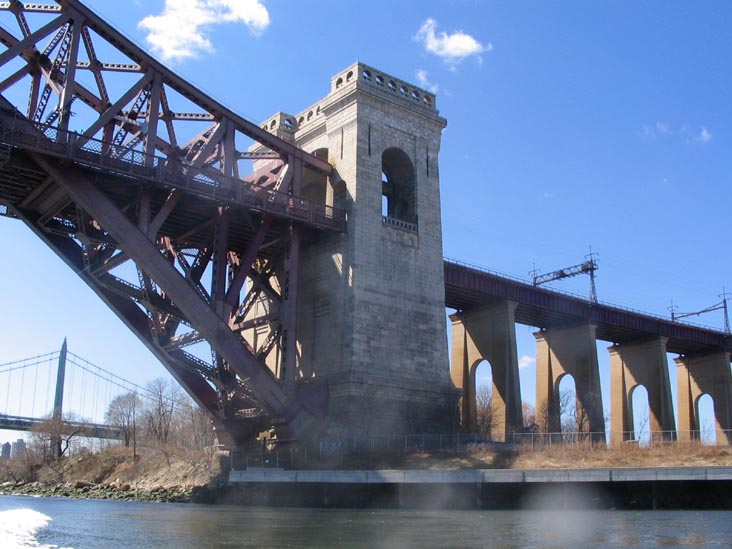 Hell Gate Bridge From The East River, March 23, 2006