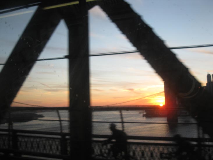 View From Manhattan-Bound Q Train, Manhattan Bridge, December 4, 2011