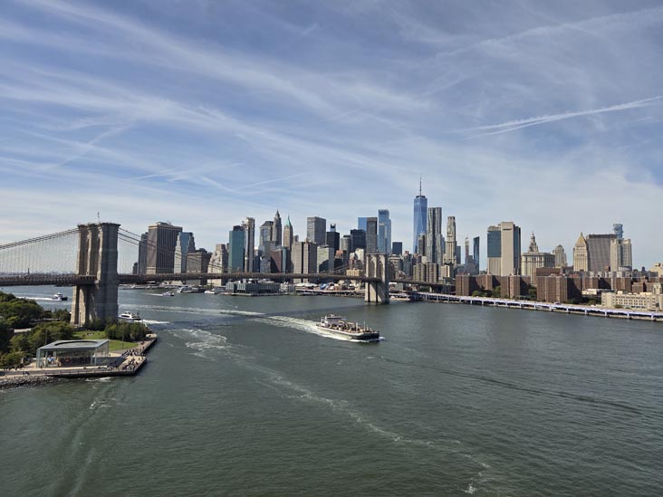 View Toward Lower Manhattan From Manhattan Bridge, New York City, October 2, 2025