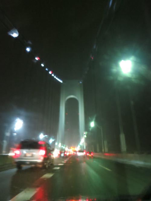 Verrazano-Narrows Bridge Between Staten Island and Brooklyn, March 31, 2013